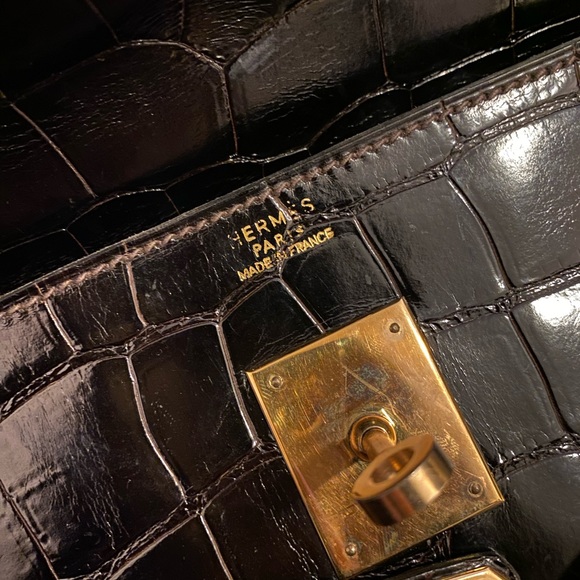 Hermes Kelly 35 crocodile - Picture 11 of 17